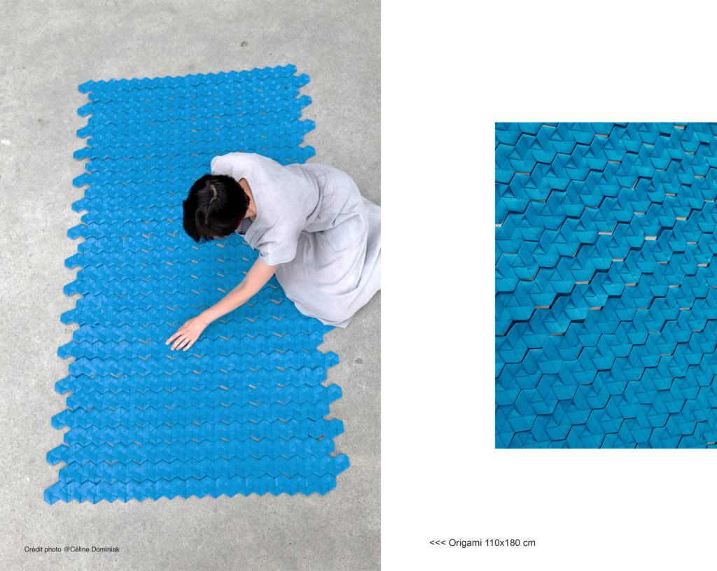 Origami 110x180 cm
